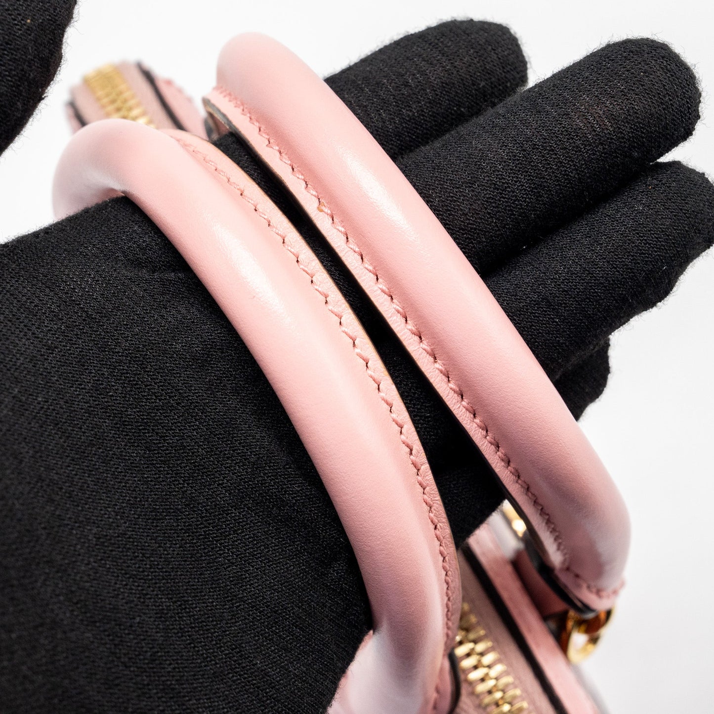 Gucci Horsebit 1955 mini top handle bag calfskin multicolour pink
