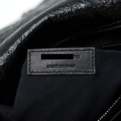 Saint Laurent Large Niki Shoulder Bag Calfskin Black SHW