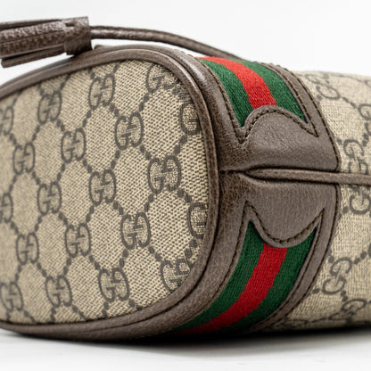 Gucci Ophidia mini Bucket Bag GG Supreme Canvas Beige / Ebony