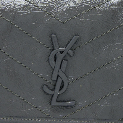 Saint Laurent/YSL Niki Baby Dark Grey With Grey Hardware