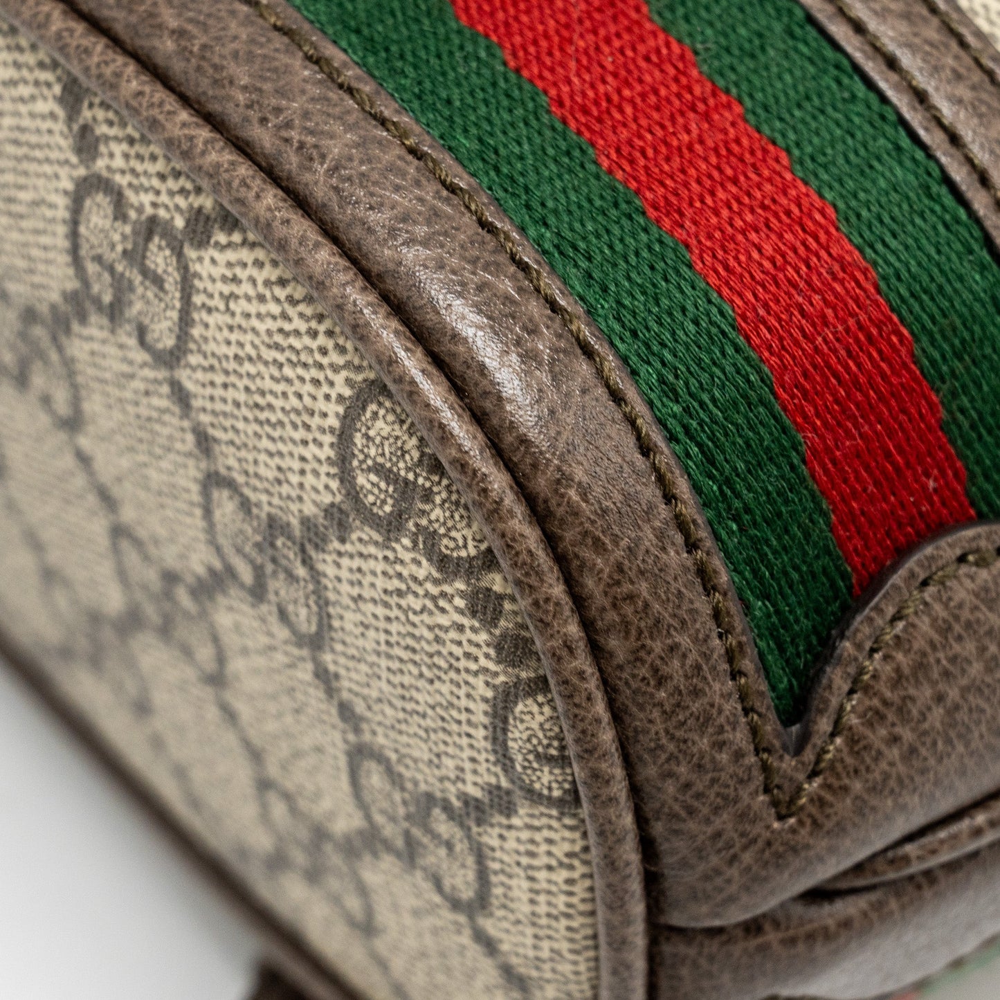 Gucci Ophidia mini Bucket Bag GG Supreme Canvas Beige / Ebony
