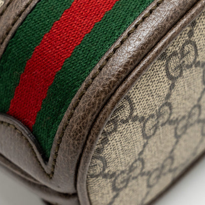 Gucci Ophidia mini Bucket Bag GG Supreme Canvas Beige / Ebony