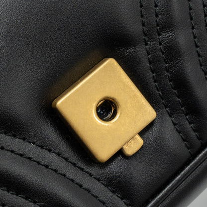 Gucci mini marmont calfskin black