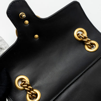 Gucci mini marmont calfskin black