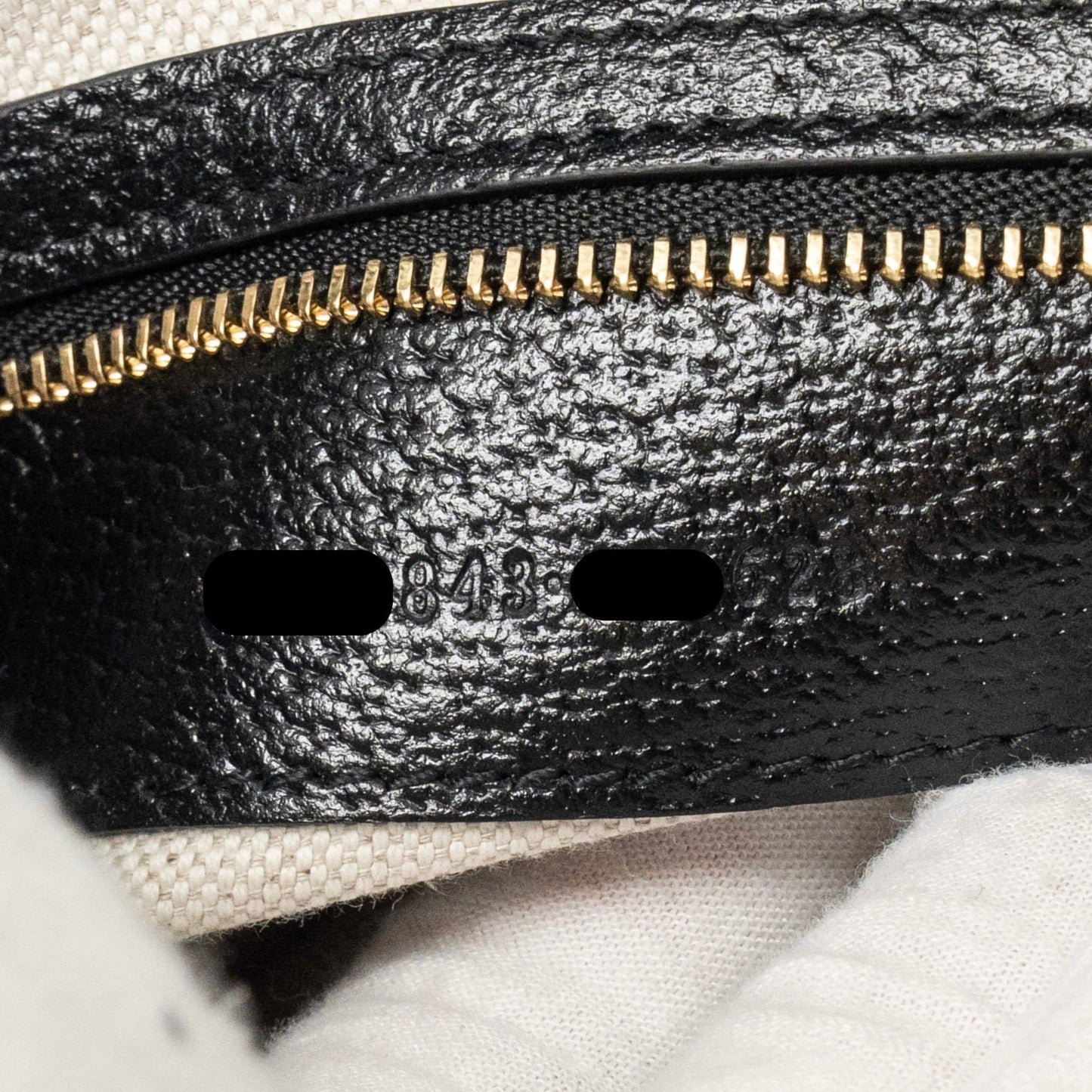 Gucci Jackie 1961 Small Shoulder Bag Denim/Leather Black