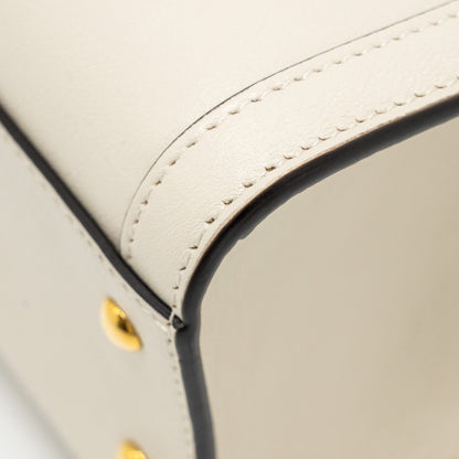 Gucci Small Diana Tote Bag Calfskin White