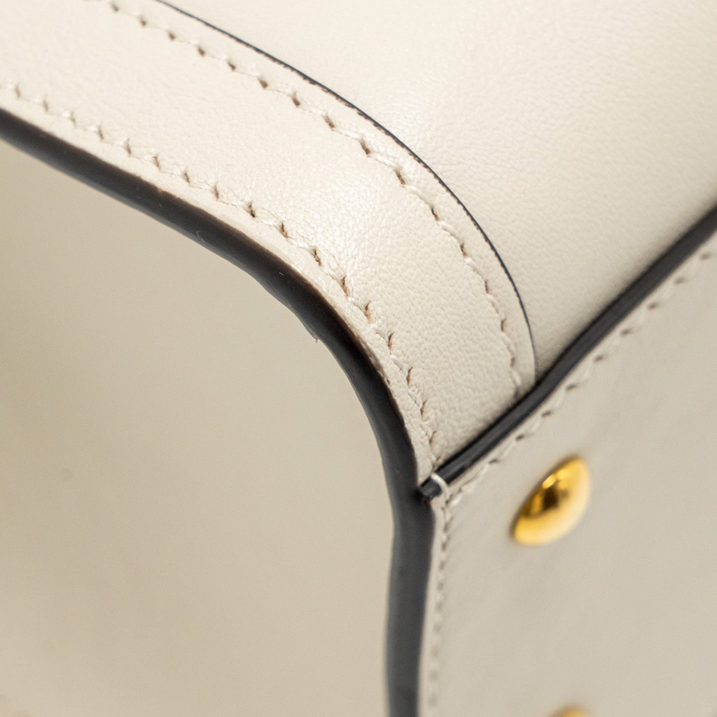 Gucci Small Diana Tote Bag Calfskin White