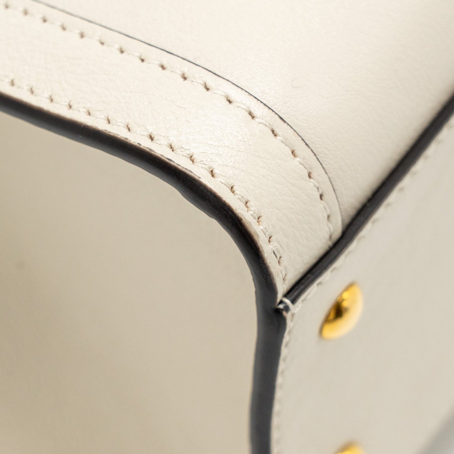Gucci Small Diana Tote Bag Calfskin White