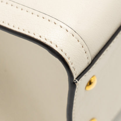 Gucci Small Diana Tote Bag Calfskin White