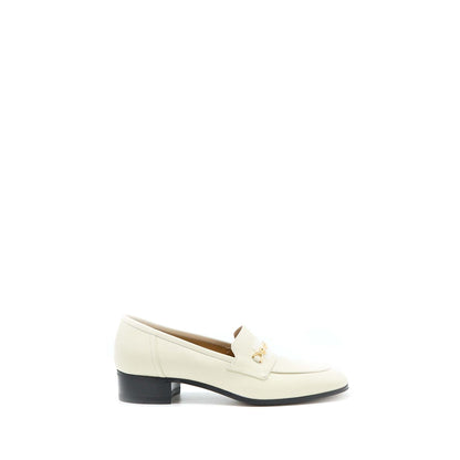 Gucci Size 38 Women’s Loafer with Horsebit Calfskin White