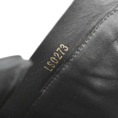 LOUIS VUITTON Westside Leather Ankle Boot Black 41