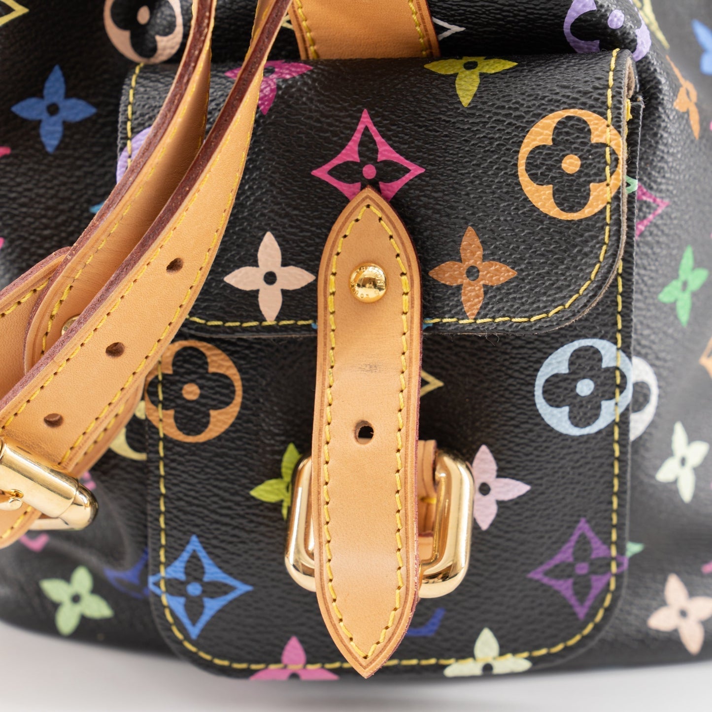 Louis Vuitton Black Monogram Multicolor Petit Noe Bag