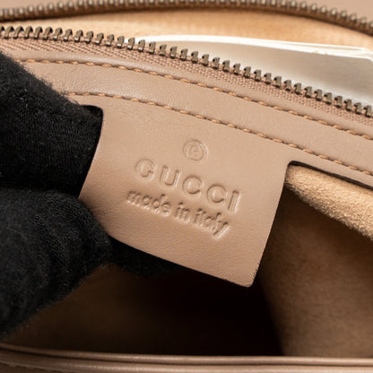 Gucci Small GG Marmont Bag Calfskin Beige Brushed