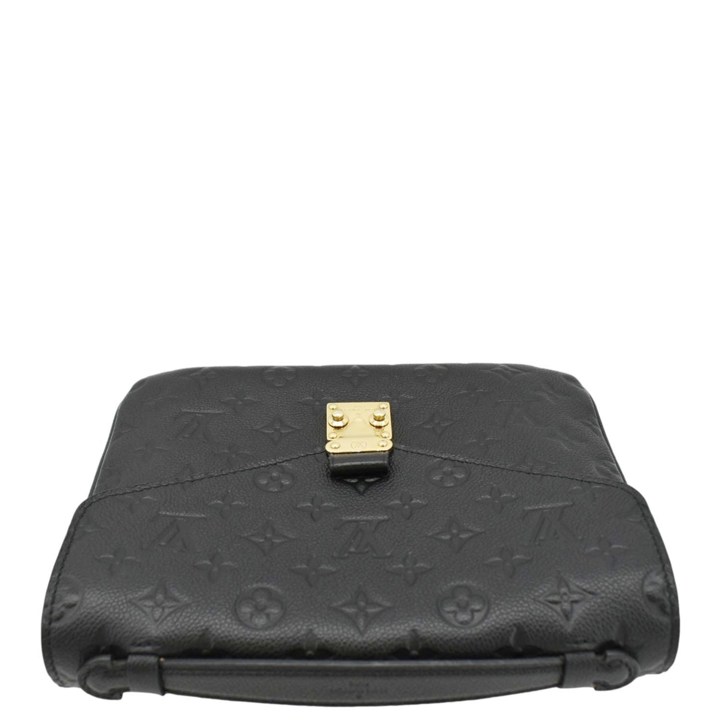 LOUIS VUITTON Metis Pochette Empreinte Leather Crossbody Bag Black