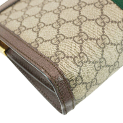GUCCI Ophidia Medium GG Supreme Canvas Shoulder Bag Beige 503877
