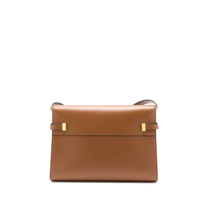 Saint Laurent/YSL Manhattan Shoulder Bag Box Brick/Dark Ebene GHW