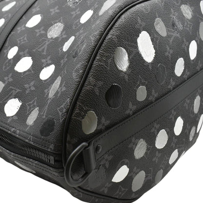 LOUIS VUITTON x YK Keepall 55 Bandouliere Monogram Eclipse Travel Bag Black