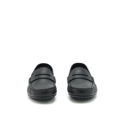 Gucci Size 5 Men’s Leather Loafer Black