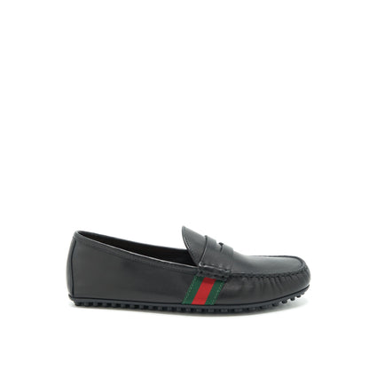 Gucci Size 5 Men’s Leather Loafer Black