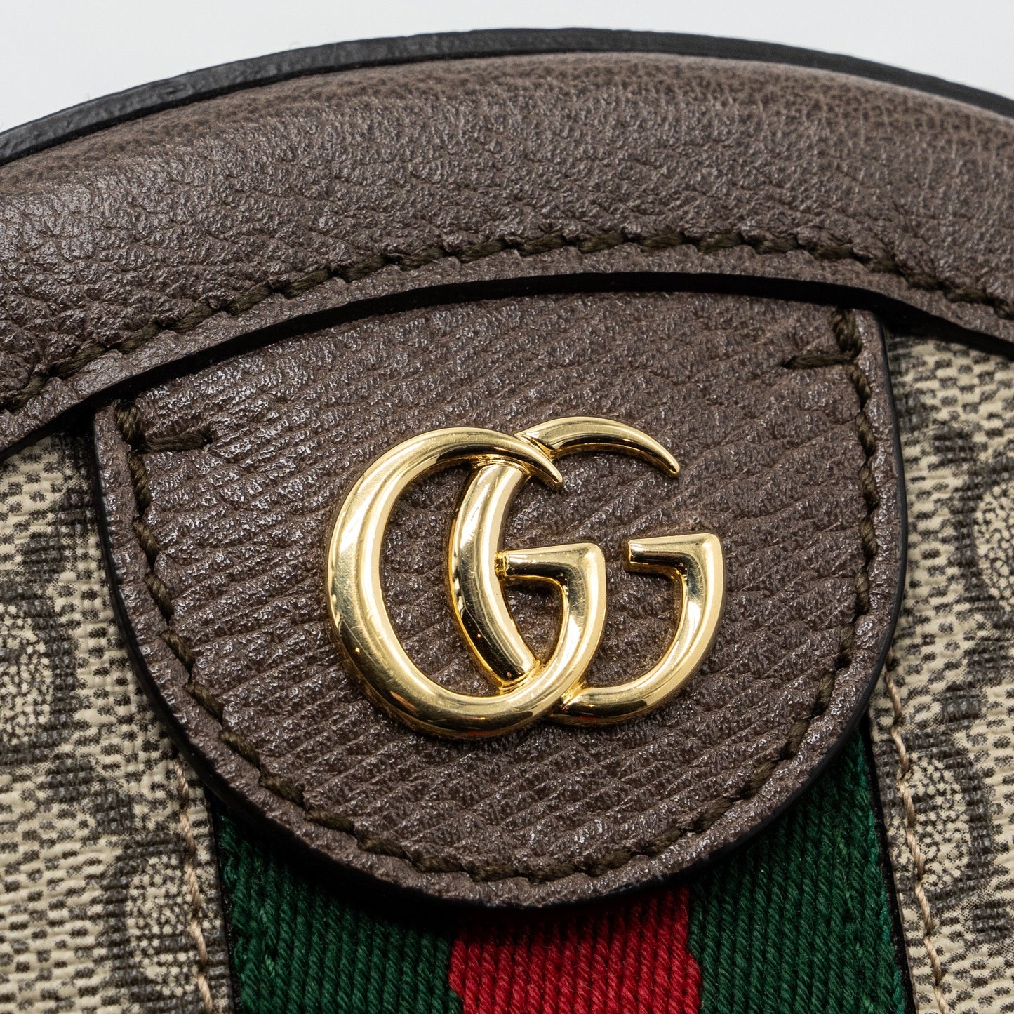 Gucci Mini Ophidia GG Round Shoulder Bag GG Supreme Canvas