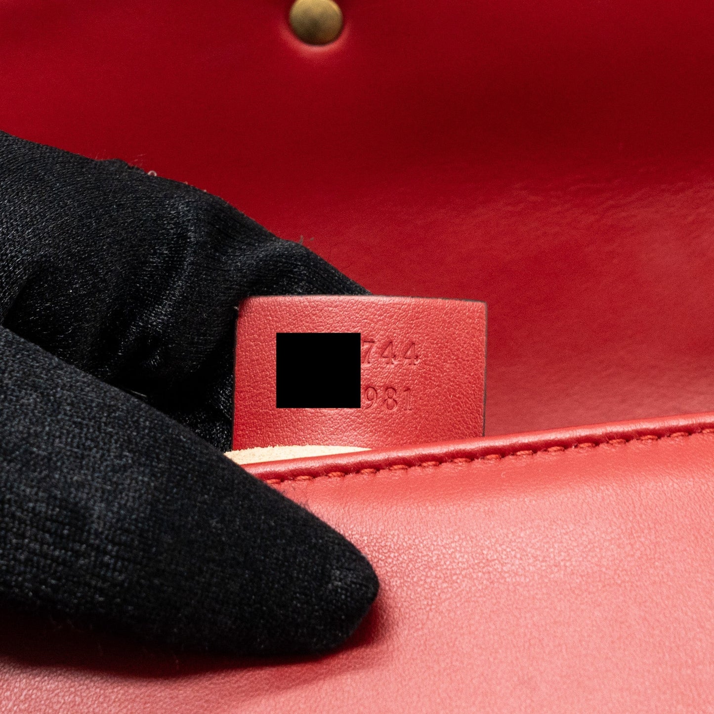 Gucci Mini GG Marmont matelasse calfskin red