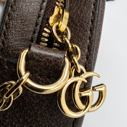 Gucci Mini Ophidia GG Round Shoulder Bag GG Supreme Canvas