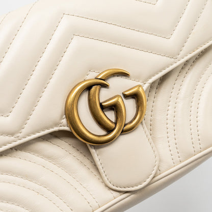 Gucci Mini Marmont bag calfskin white