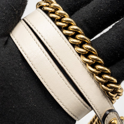 Gucci Mini Marmont bag calfskin white