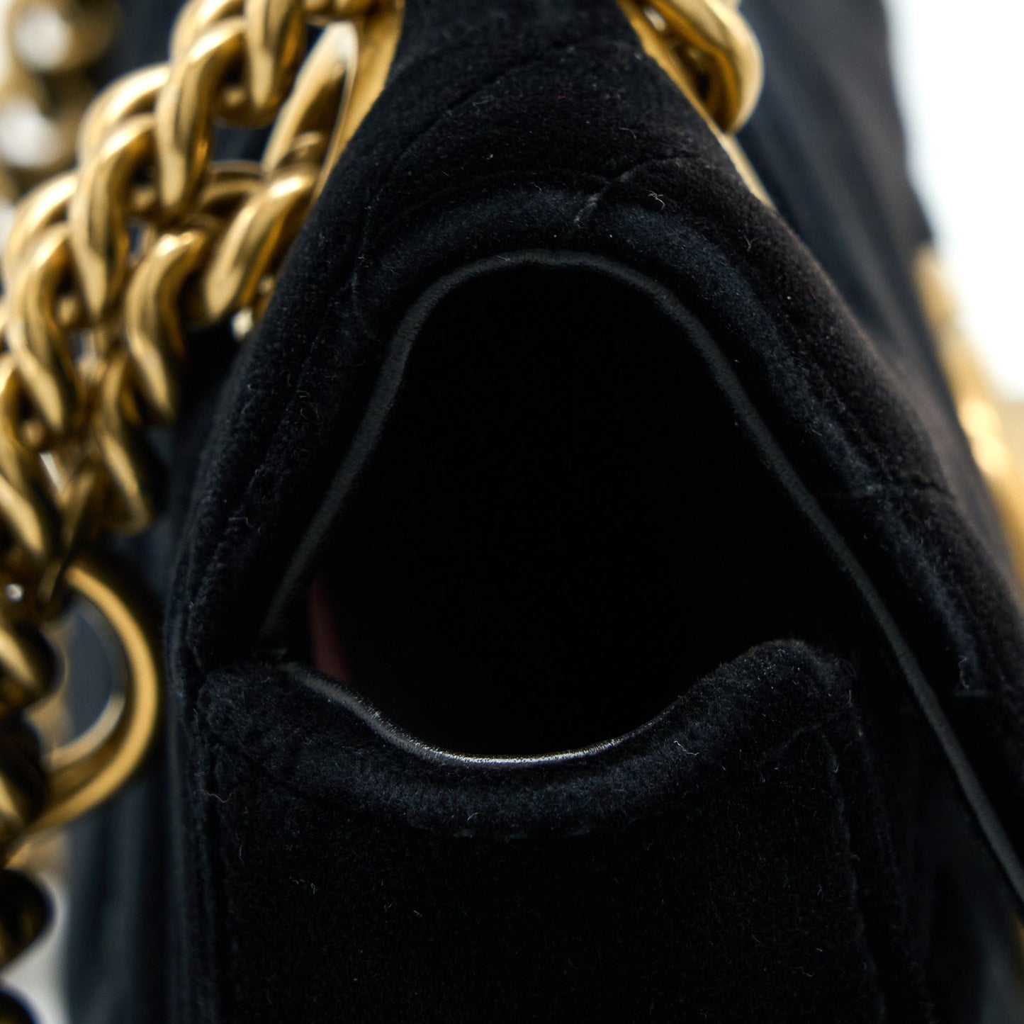 Gucci Mini Marmont Velvet Black