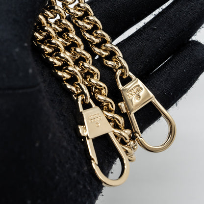 Gucci top handle messanger bag calfskin grey L