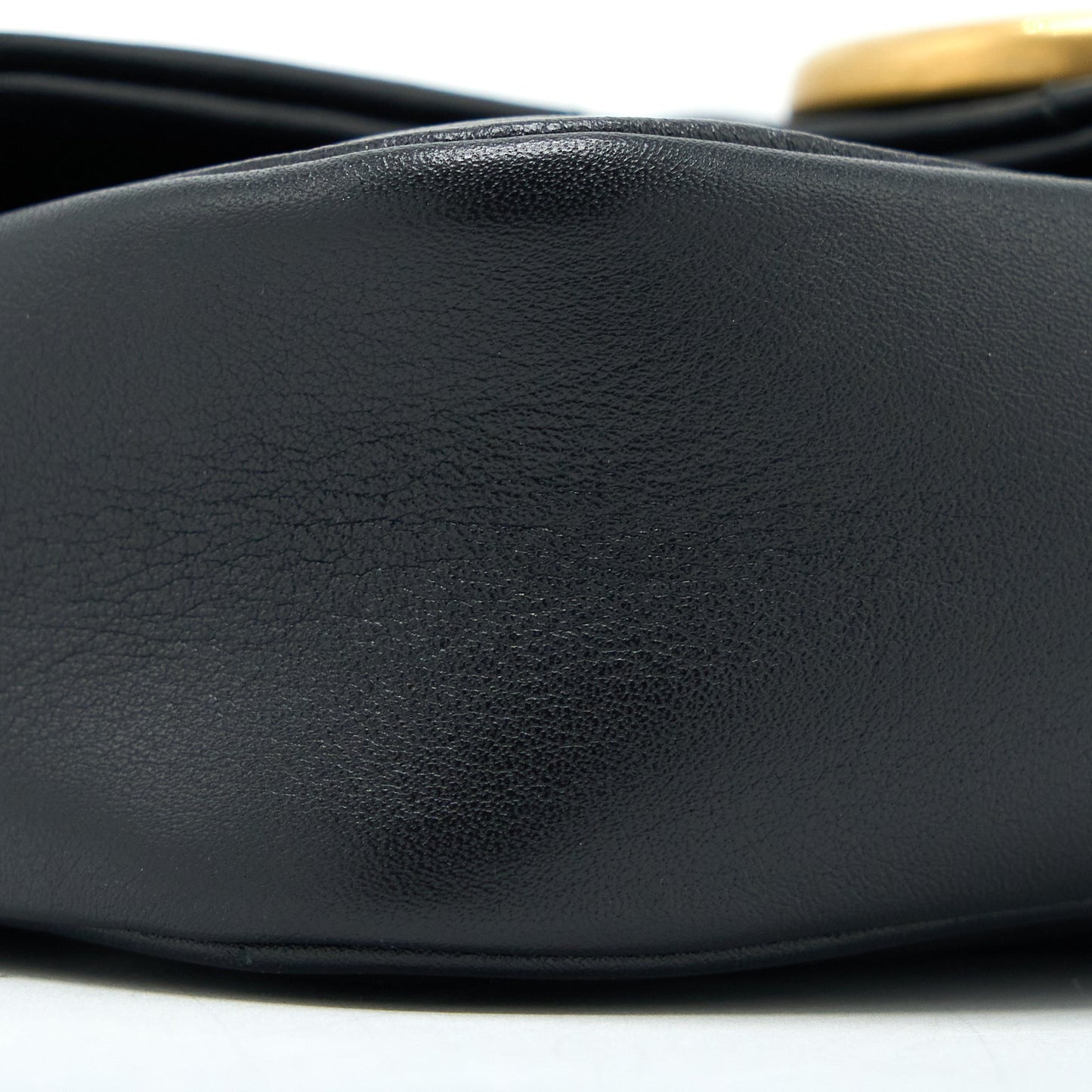 Gucci GG Marmont Super Mini Chain Bag Calfskin Black Brushed