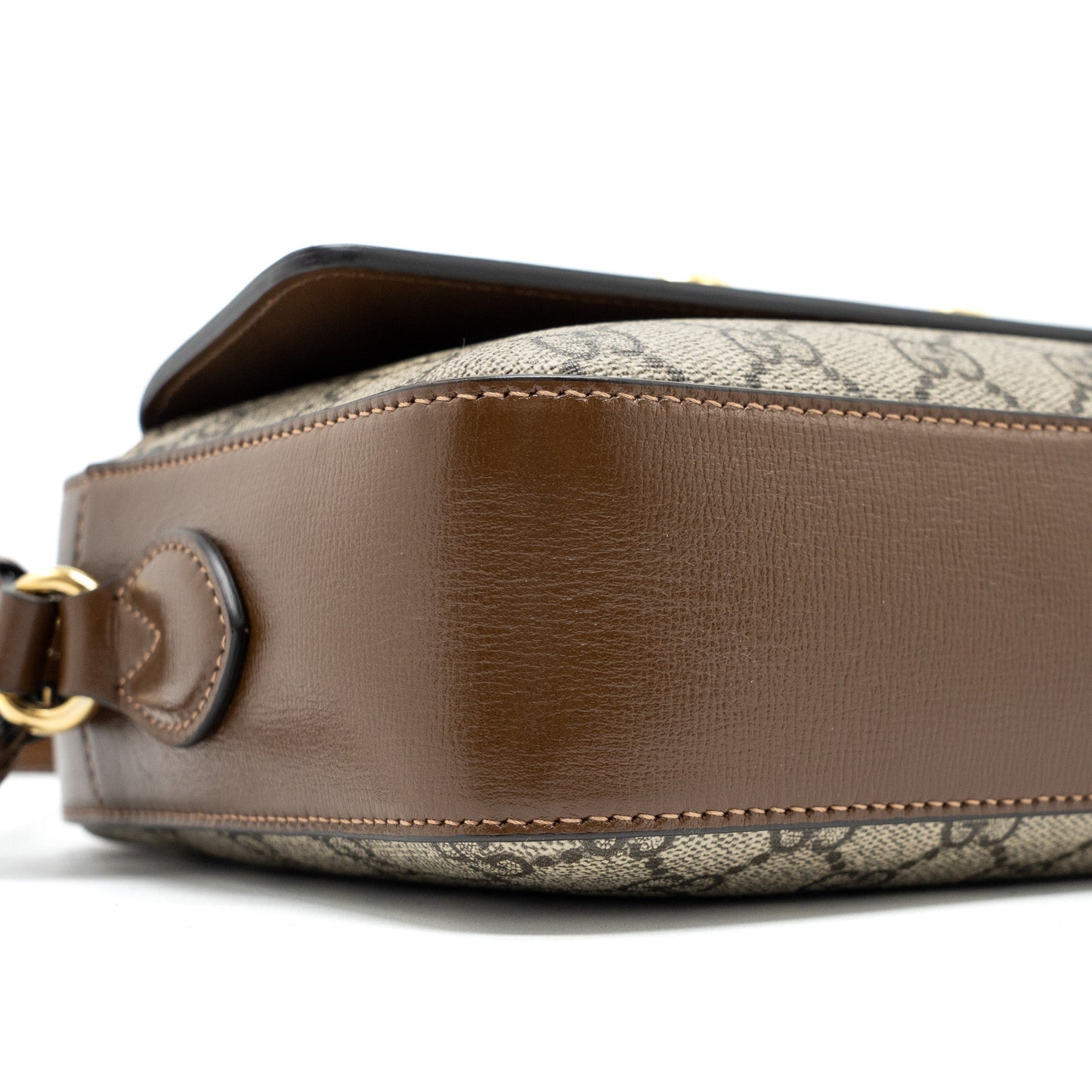 Gucci Small Horsebit 1955 Shoulder Bag GG Supreme Canvas