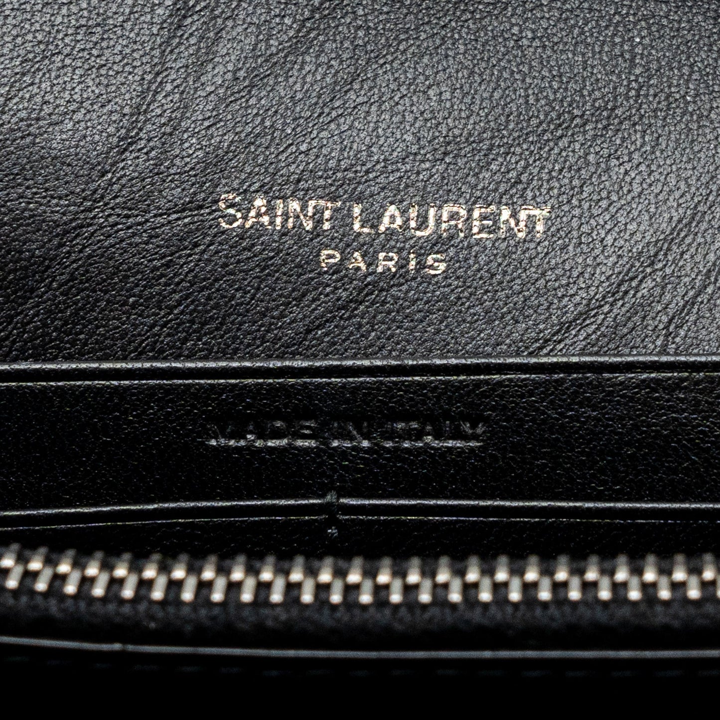 Saint Laurent/YSL Becky Chain Bag Quilted Lambskin Black SHW