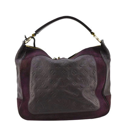 LOUIS VUITTON Audacieuse MM Empreinte Leather Shoulder Bag Terre