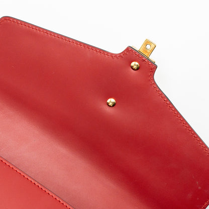 Gucci Small Sylvie Bag Calfskin Red