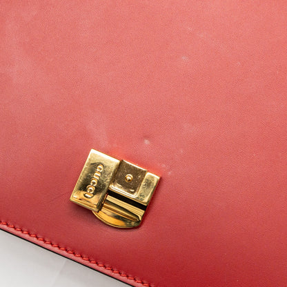 Gucci Small Sylvie Bag Calfskin Red