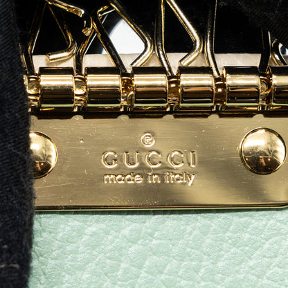 Gucci Ophidia Key Case Calfskin White