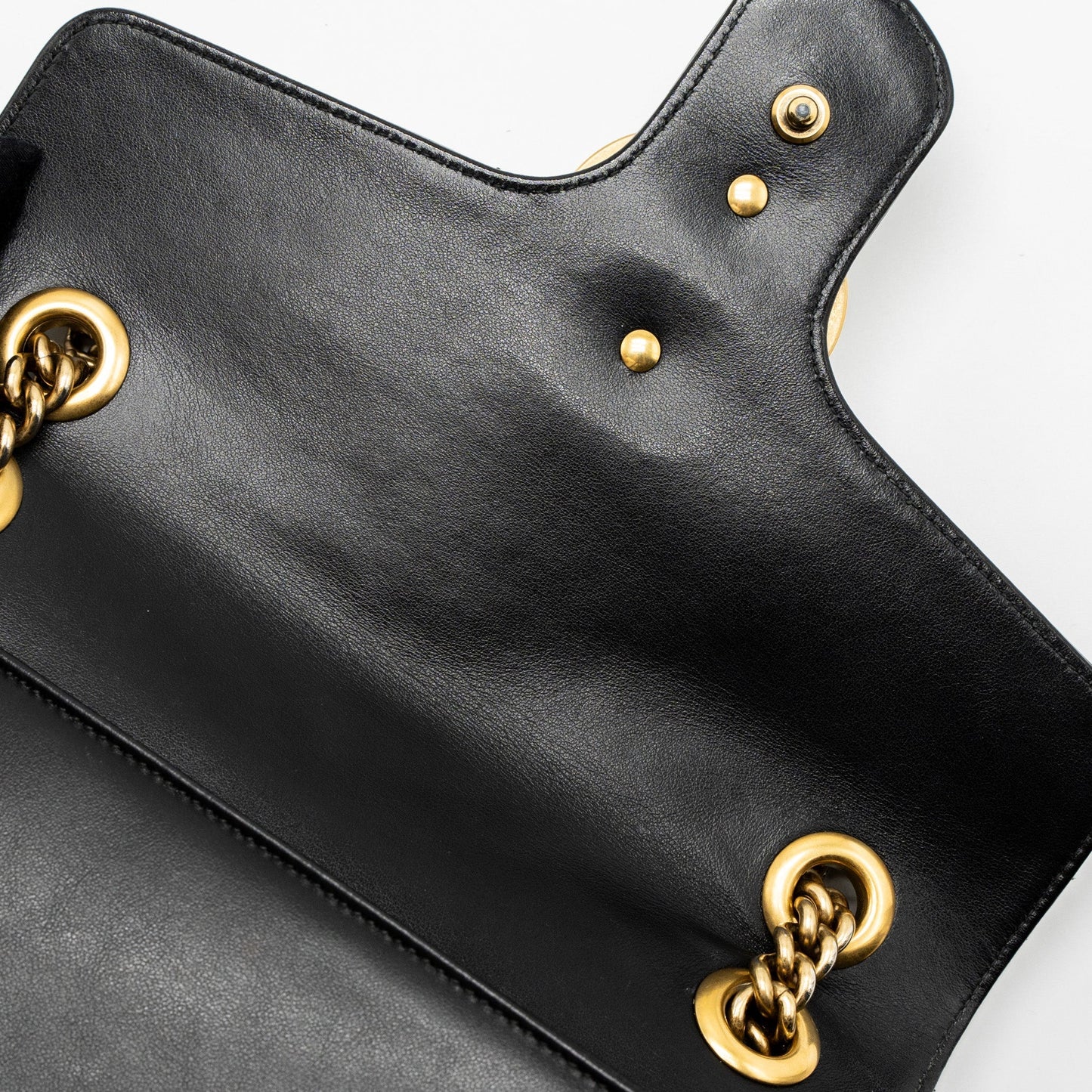 Gucci Small GG Marmont Bag Calfskin Black