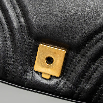 Gucci Small GG Marmont Bag Calfskin Black