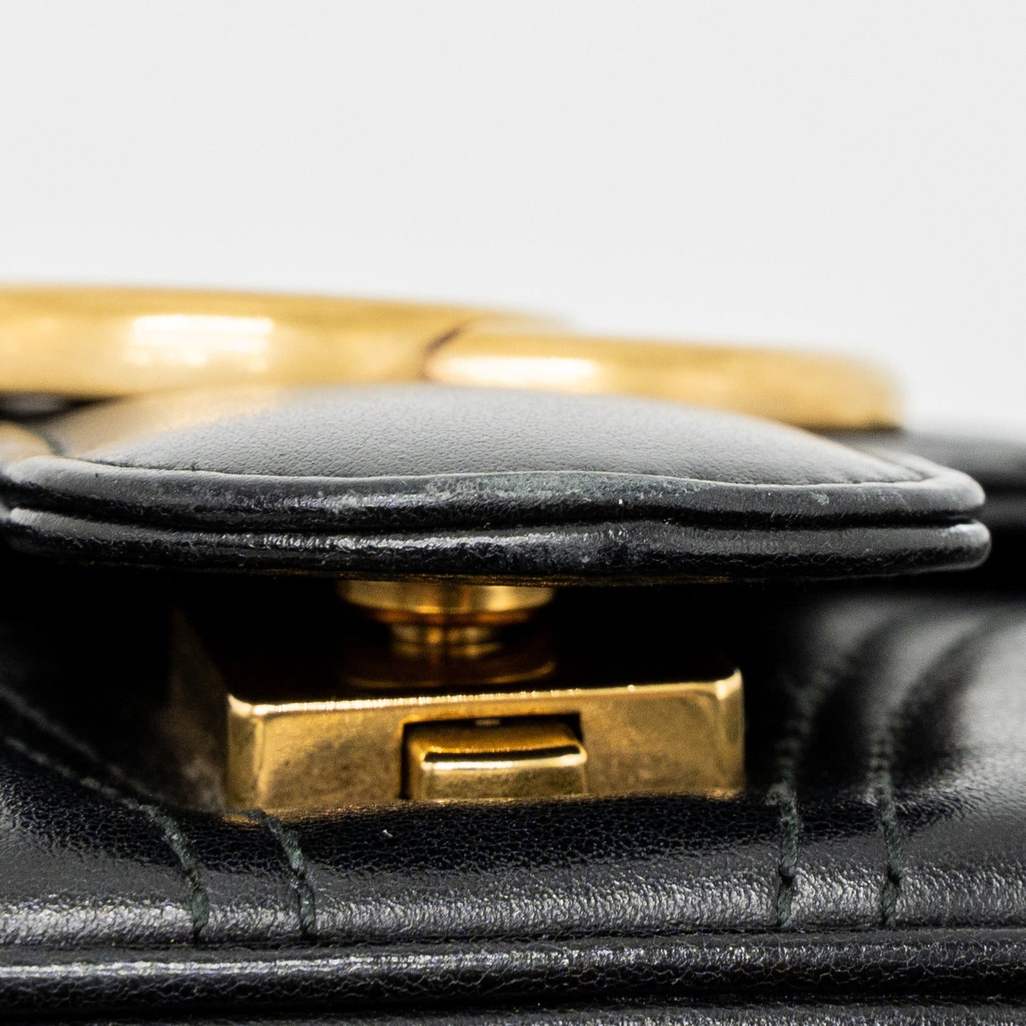 Gucci Small GG Marmont Bag Calfskin Black