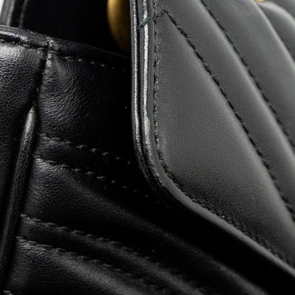 Gucci Small GG Marmont Bag Calfskin Black