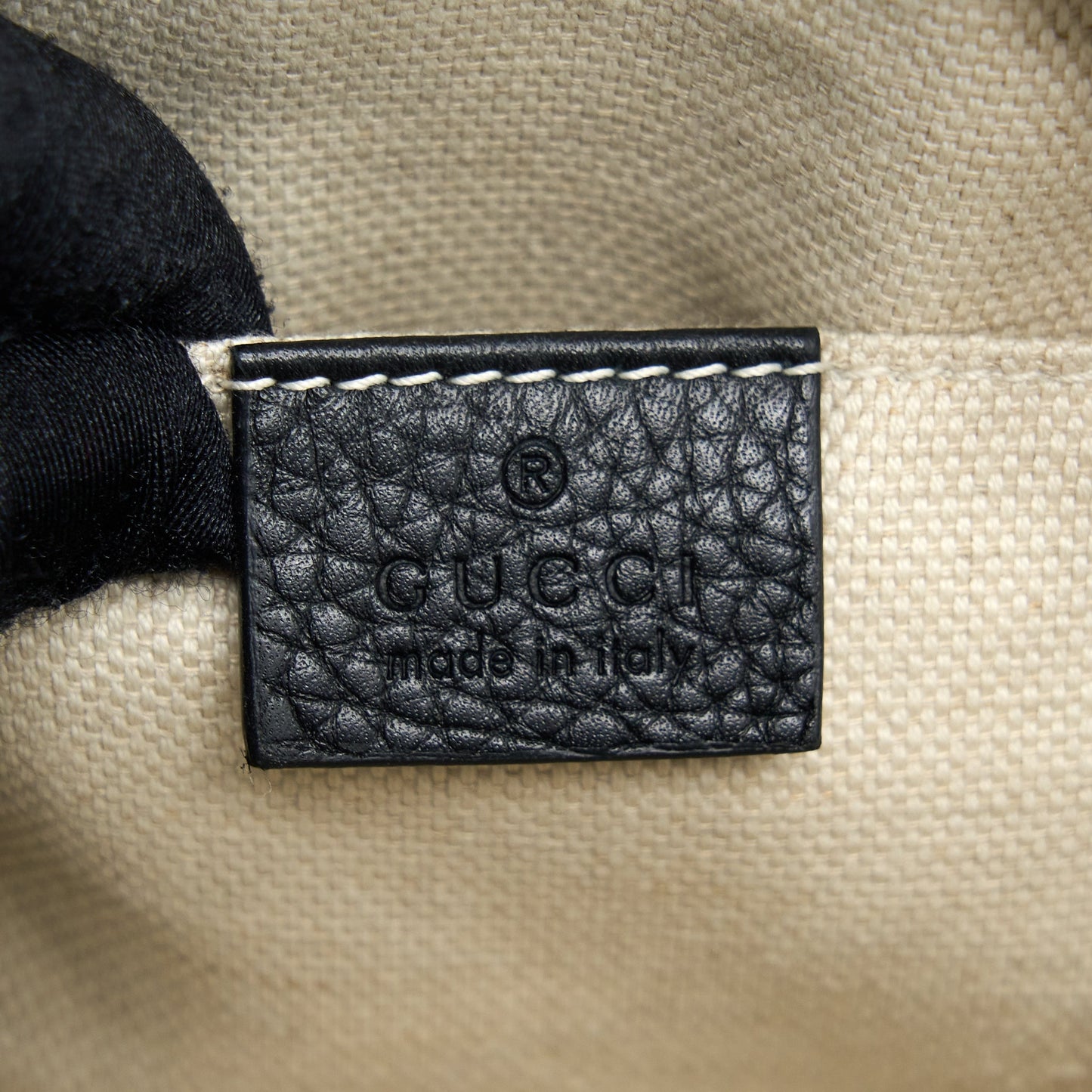 Gucci Soho Camera Disco Bag Calfskin Black