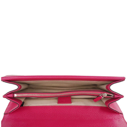 GUCCI Dionysus Small Calfskin Leather Crossbody Bag Pink 400249