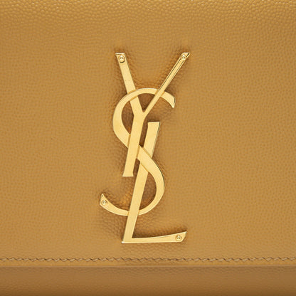 Saint Laurent Small kate Crossbody Bag Beige GHW