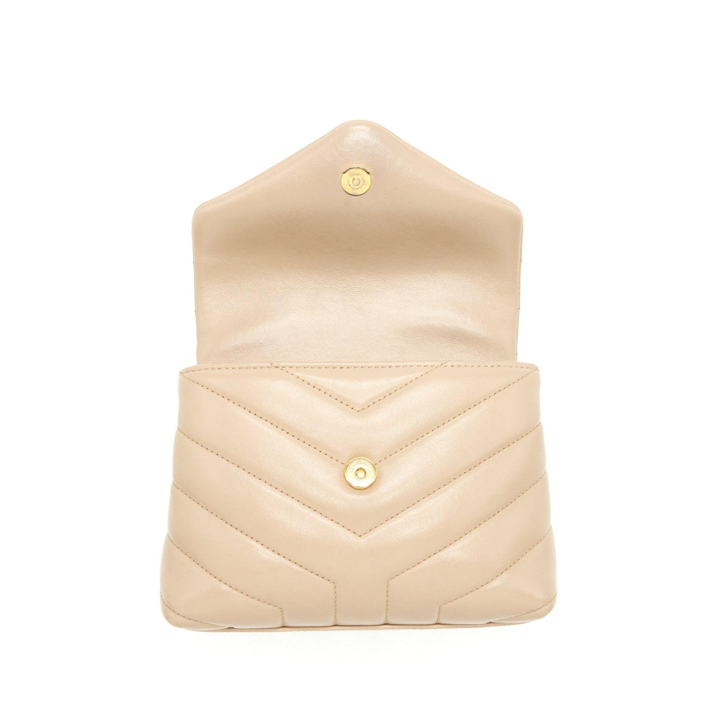 Saint Laurent/YSL Lou Lou Bag Dark Beige GHW