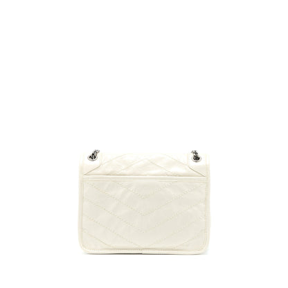 Saint Laurent/ YSL Niki Baby Chain Bag In Crinkled Vintage Leather