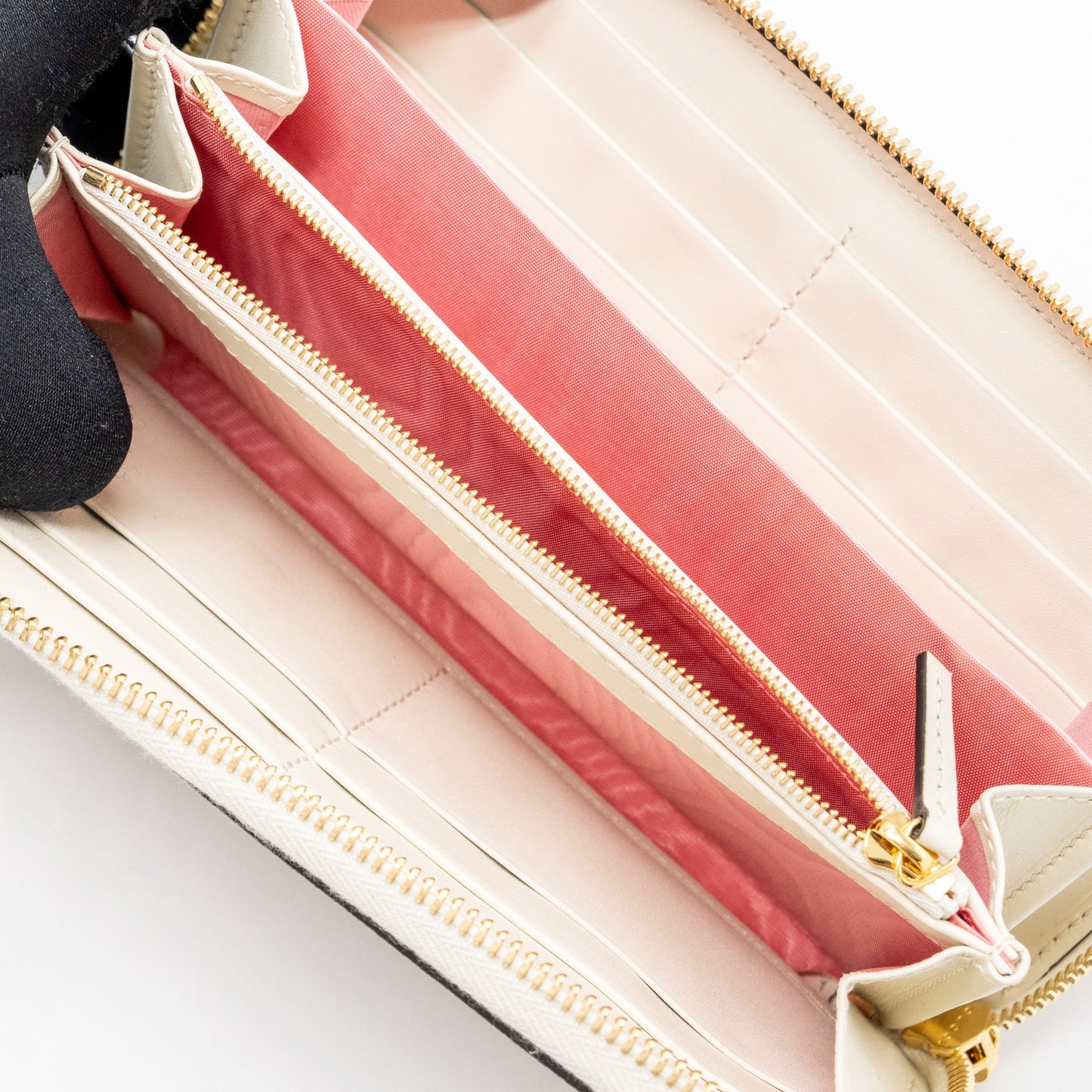 Gucci zipper wallet GG supreme canvas with print multicolor L
