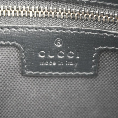 GUCCI Azalea Retro Interlocking G Supreme Canvas Shoulder Bag Black 703468
