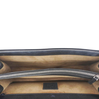 GUCCI Arabesque Small Dionysus GG Supreme Canvas Shoulder Bag Black