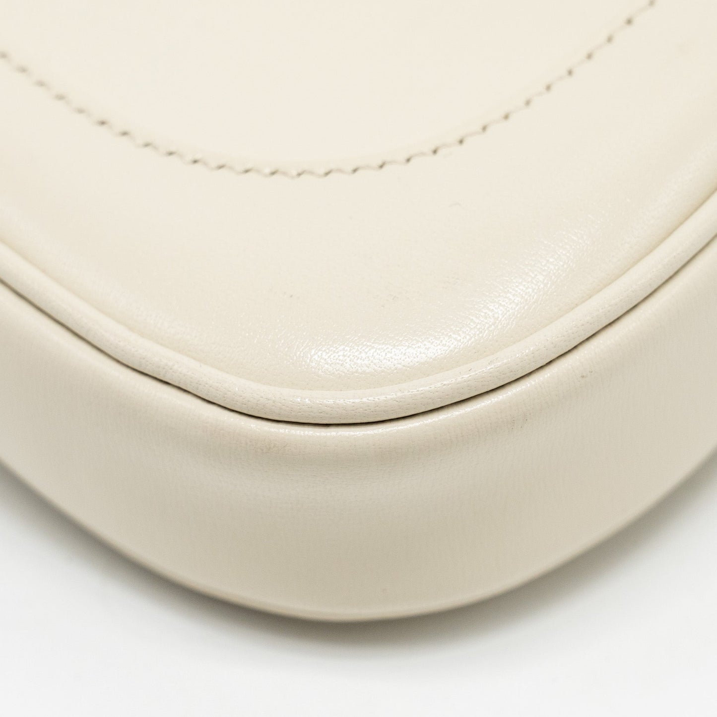 Gucci Jackie 1961 Mini Shoulder Bag Calfskin WHITE